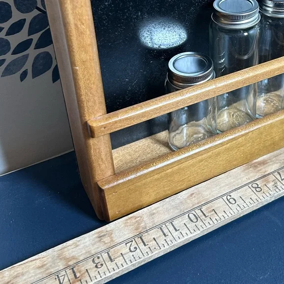 Vintage Wooden Spice Rack - Picture 6 of 10